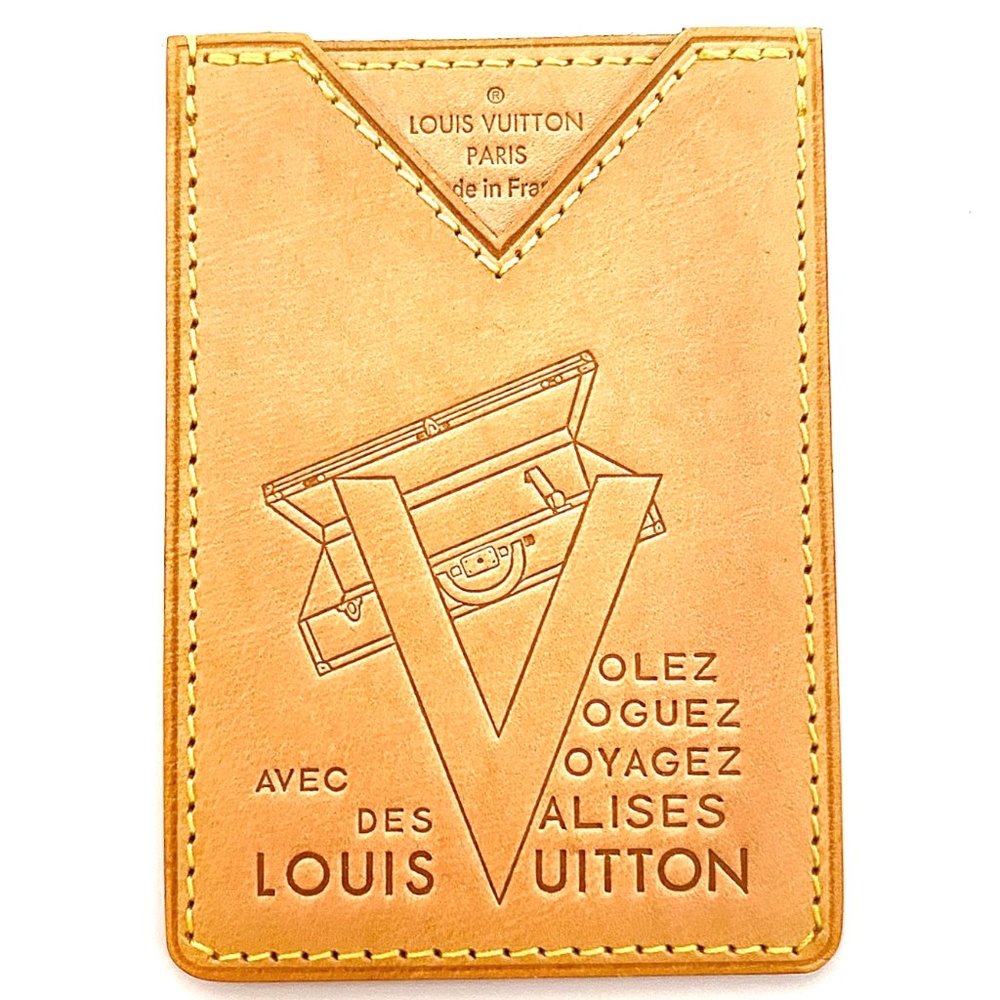 LOUIS VUITTON Vachetta Voyages Card Holder